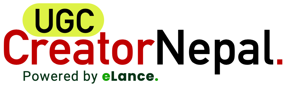 UGCCreatorNepal_Logo_PoweredByeLance